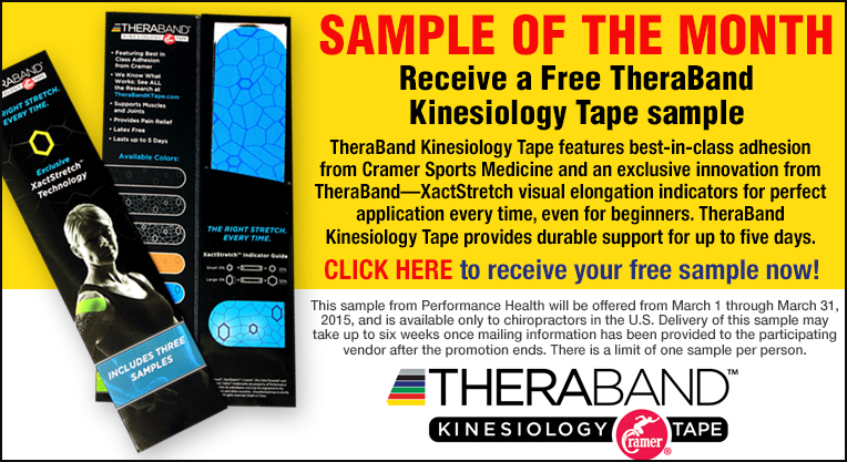 Chiropractic News:  Performance Health offers free TheraBand Kinesiology Tape sample